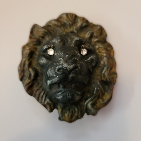 MBCI Vintage Lions Head Belt Buckle LEO! main image 6